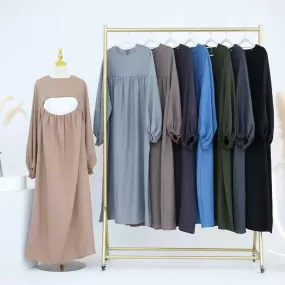 Breastfeeding Nursing Wear Abaya Dress