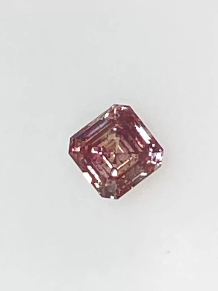 0.35CARATEMERALDCUTNATURALFANCYBROWNISHPINKEVEN LOOSE PINK ARGYLE DIAMOND GIA CERTIFIED0.35CTFBPBY MIKE NEKTA NYC