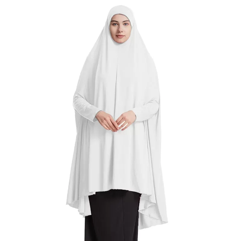 10 Color Options Muslim Women Modal Sleeved Jilbab