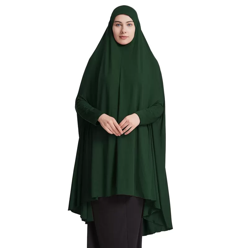 10 Color Options Muslim Women Modal Sleeved Jilbab