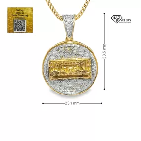 10K Gold 0.52 CTW Diamond Last Supper Charm