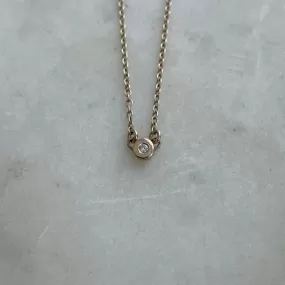 14K GOLD GRACE PENDANT   DIAMOND