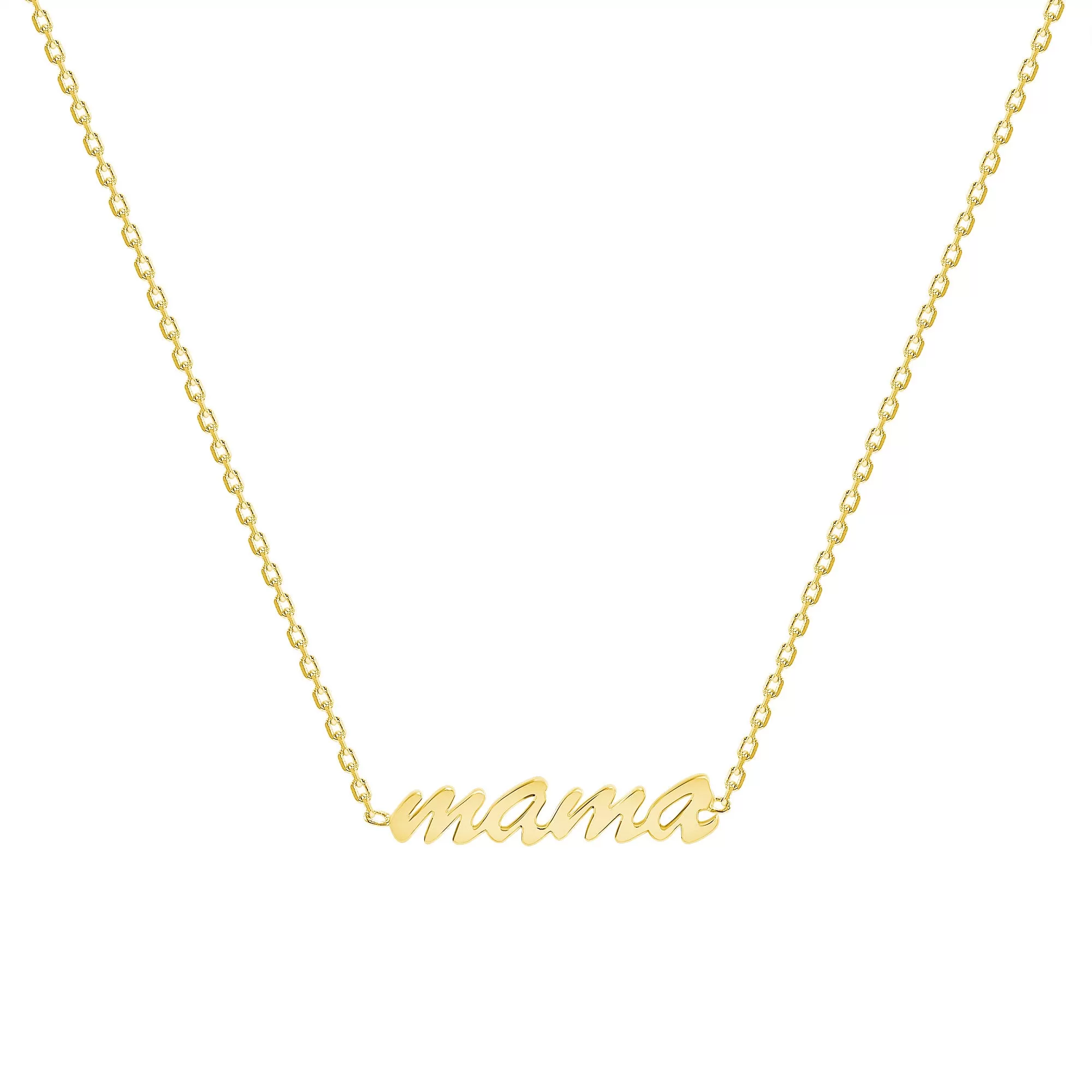 14K Yellow Gold mama Pendant