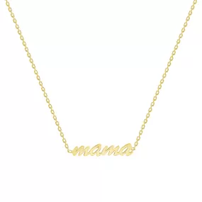 14K Yellow Gold mama Pendant