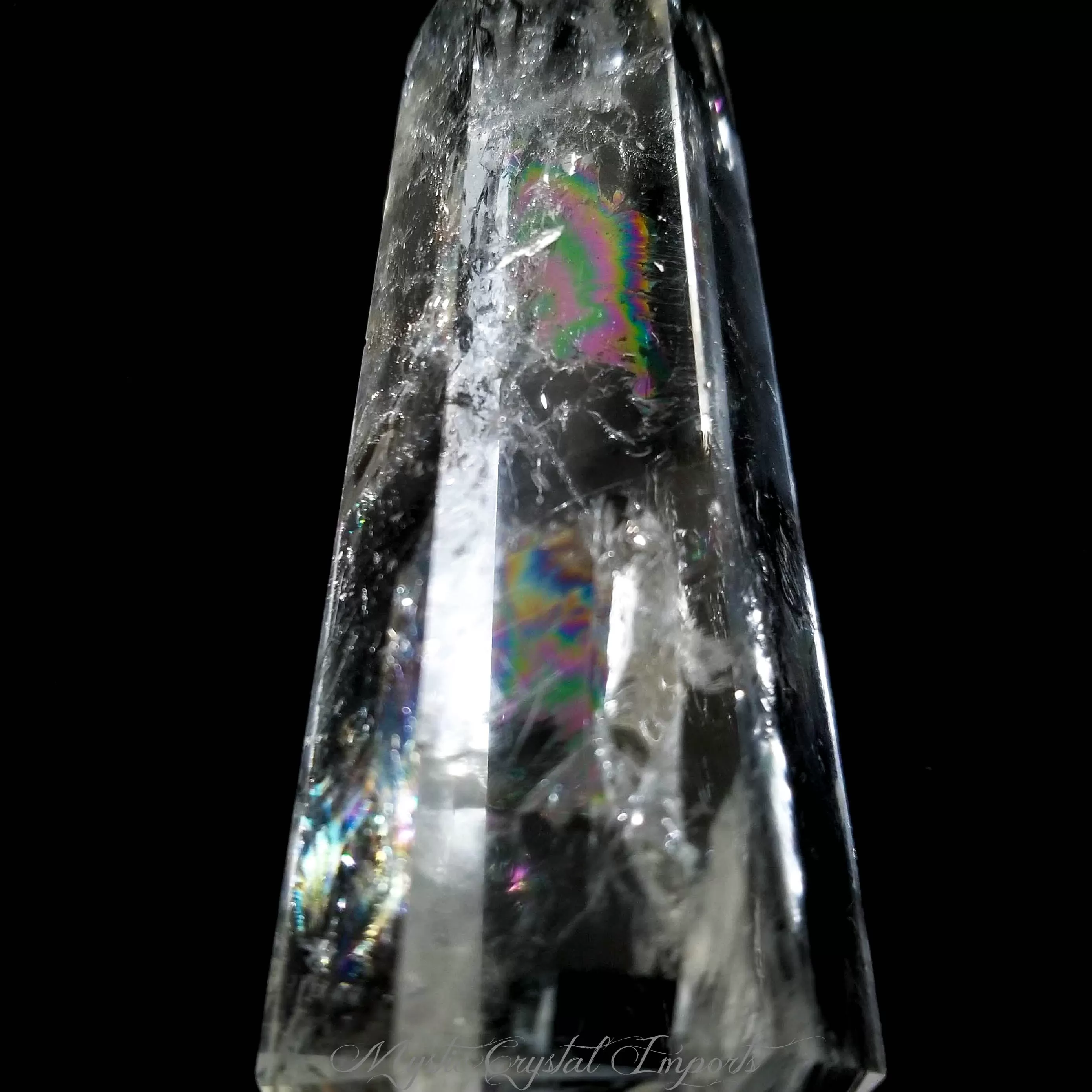 4 Super Clear Rainbow Quartz Crystal Point