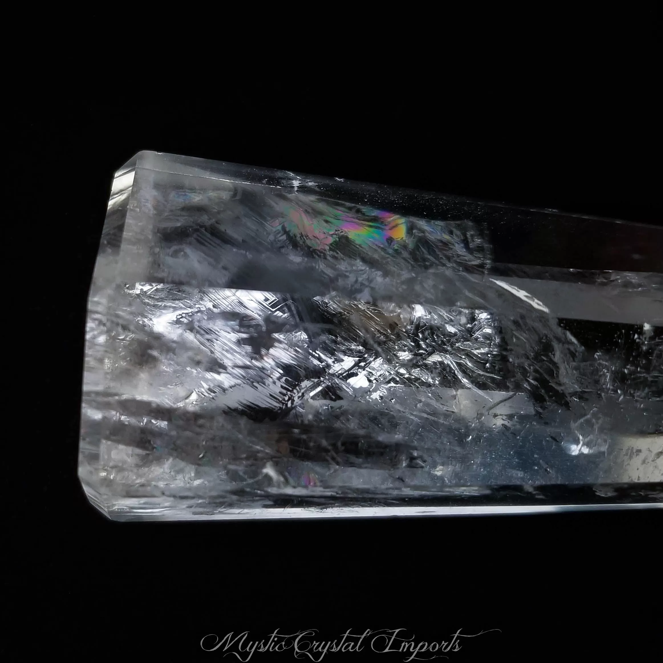 4 Super Clear Rainbow Quartz Crystal Point