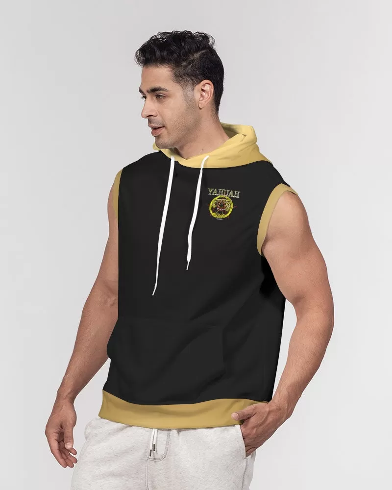 A-Team 01 Gold Men's Designer Premium Heavyweight Sleeveless Hoodie