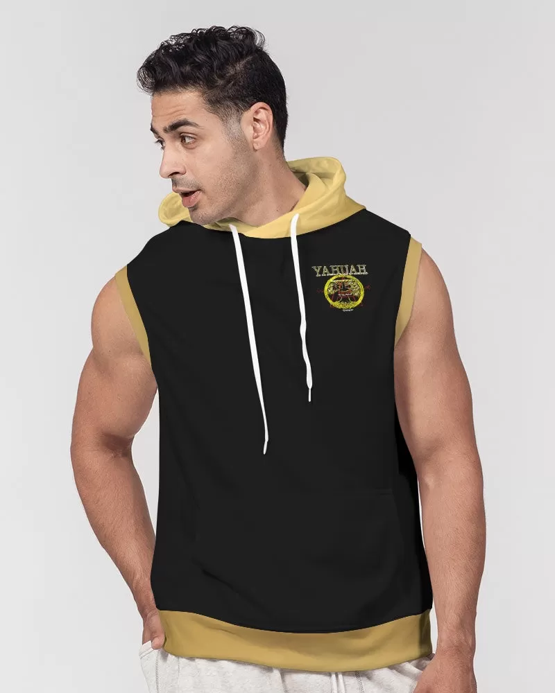 A-Team 01 Gold Men's Designer Premium Heavyweight Sleeveless Hoodie