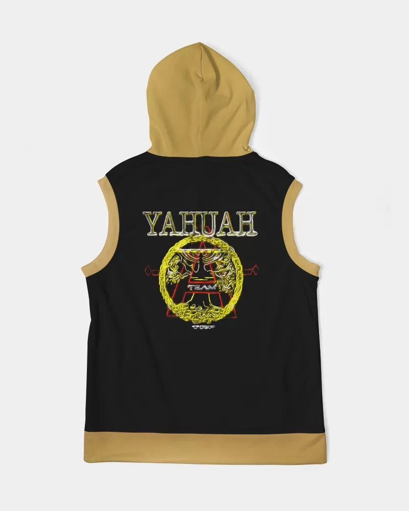 A-Team 01 Gold Men's Designer Premium Heavyweight Sleeveless Hoodie