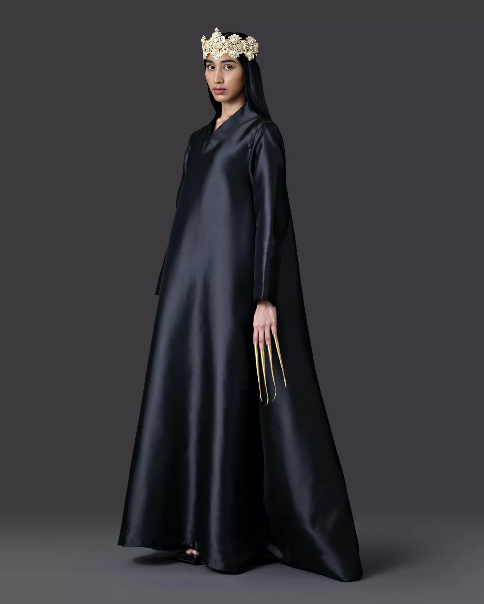 Abaya Teluk Bulan (Black)