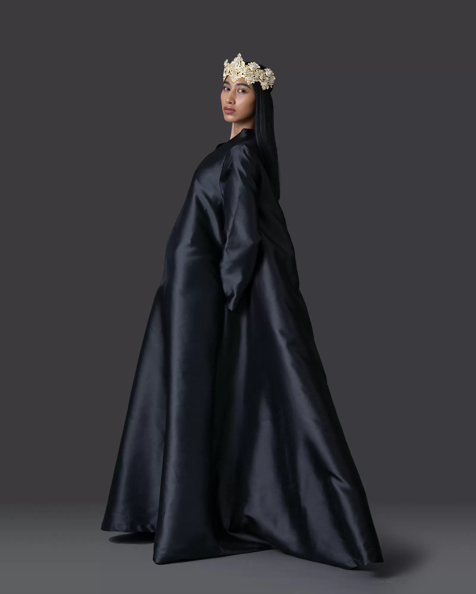 Abaya Teluk Bulan (Black)