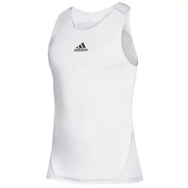 adidas Men's White Alphaskin Tank