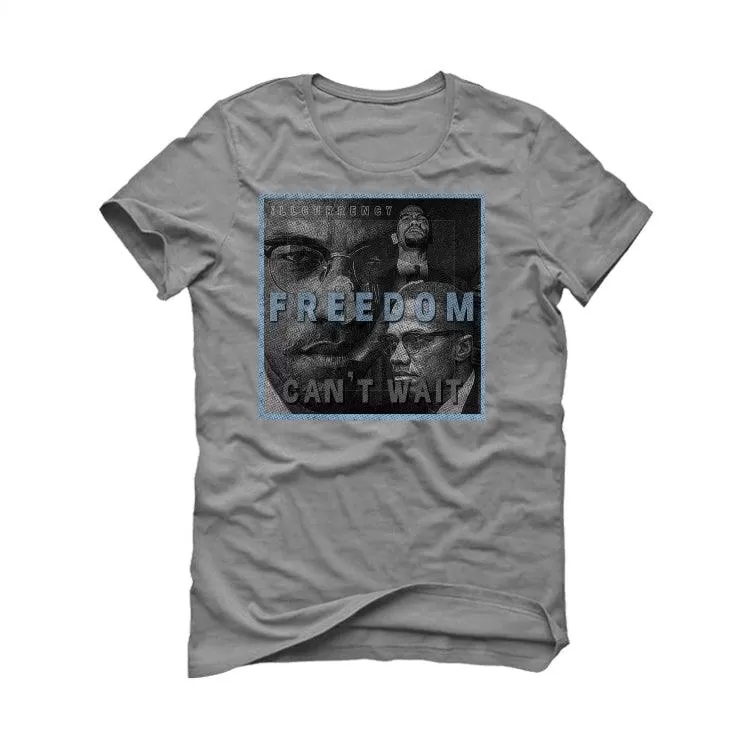 Air Jordan 11 Retro 'Cool Grey' 2021 Grey T-Shirt (FREEDOM CAN'T WAIT)