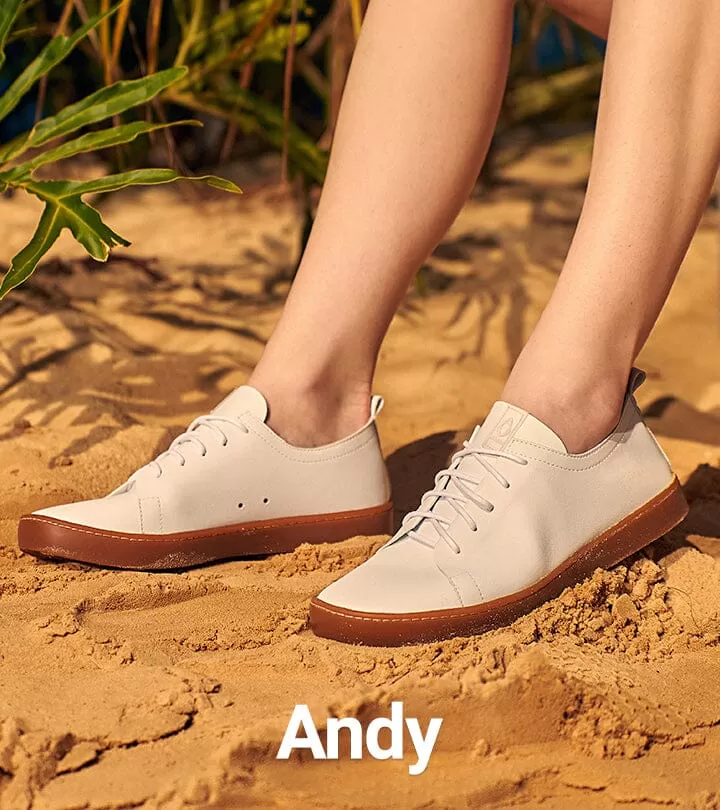 'Andy' vegan unisex sneaker by Ahimsa - white