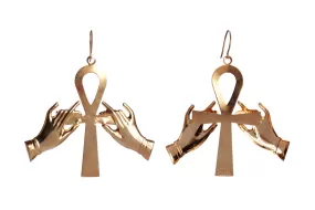 Ankh Touch Earrings