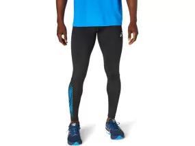 Asics tight-fitting sports trousers for running Icon Tight 2011B050 005 black-blue