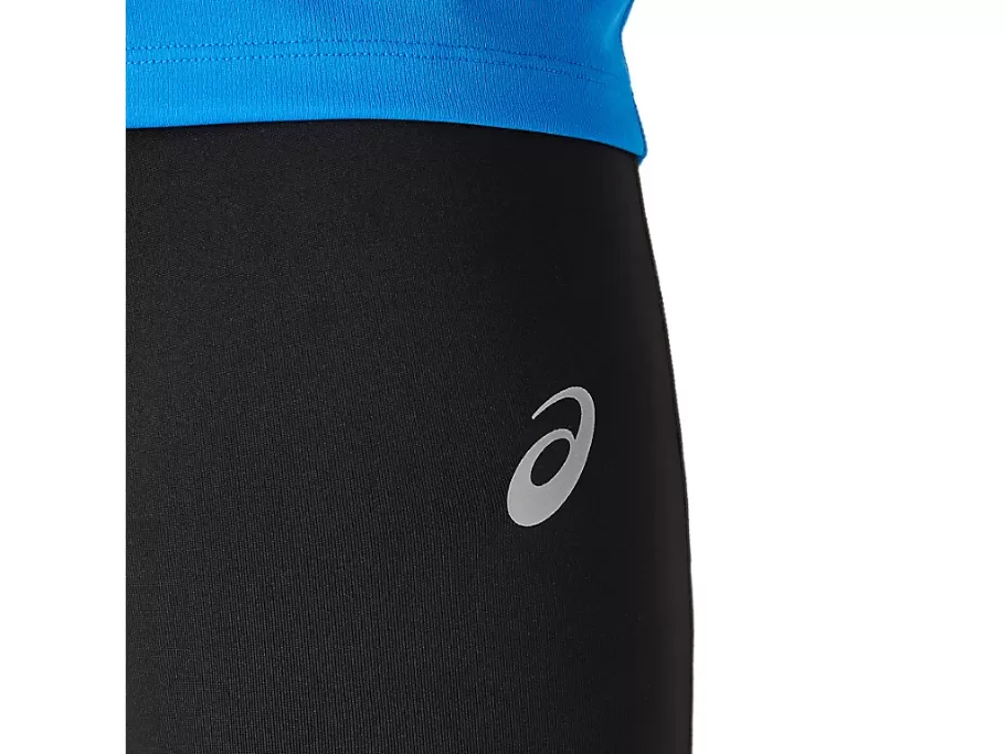 Asics tight-fitting sports trousers for running Icon Tight 2011B050 005 black-blue