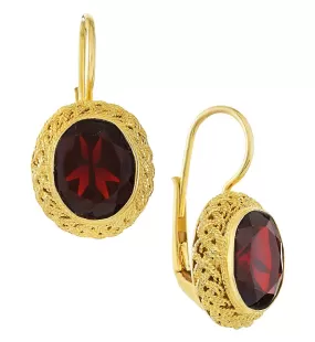 Avonlea Garnet Earrings