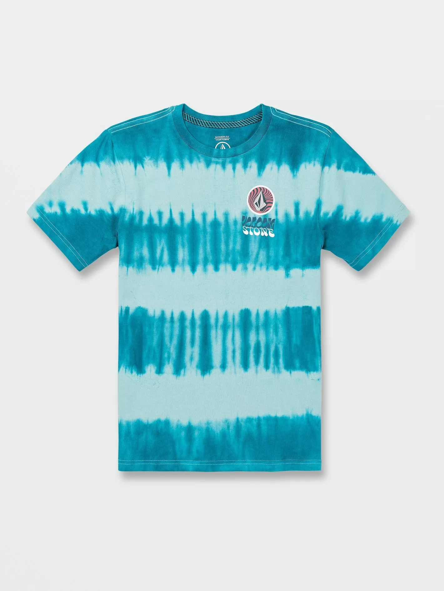 Big Boys Psychdye Short Sleeve Tee - Ocean Teal