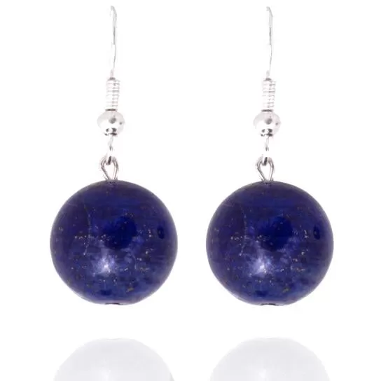 Blue Marble Ocean Blue Gratitude Earrings