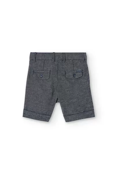 Boboli shorts for children and boys in denim 736040-2440 sailor