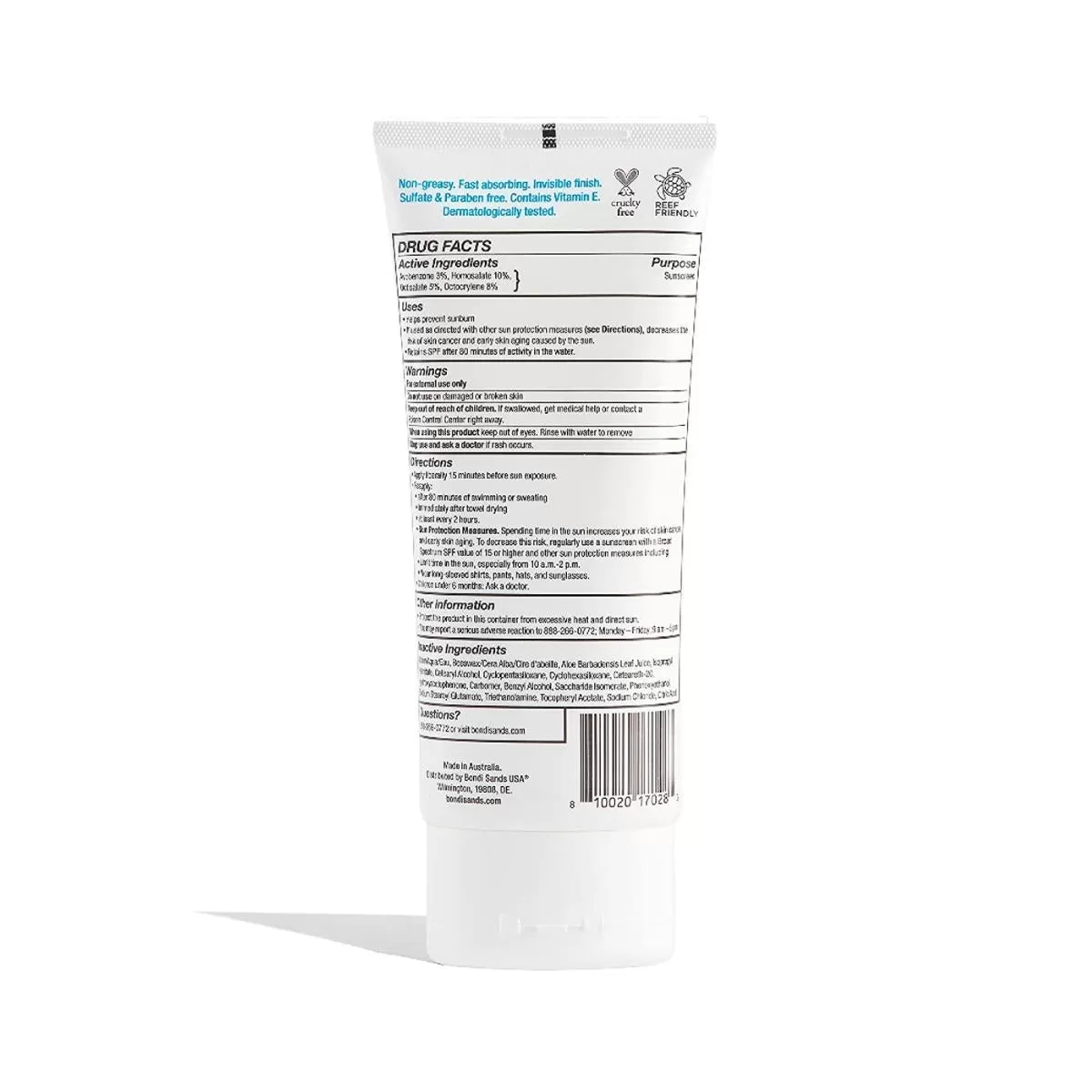 Bondi Sands | SPF50  Fragrance Free Sunscreen Lotion 150ml