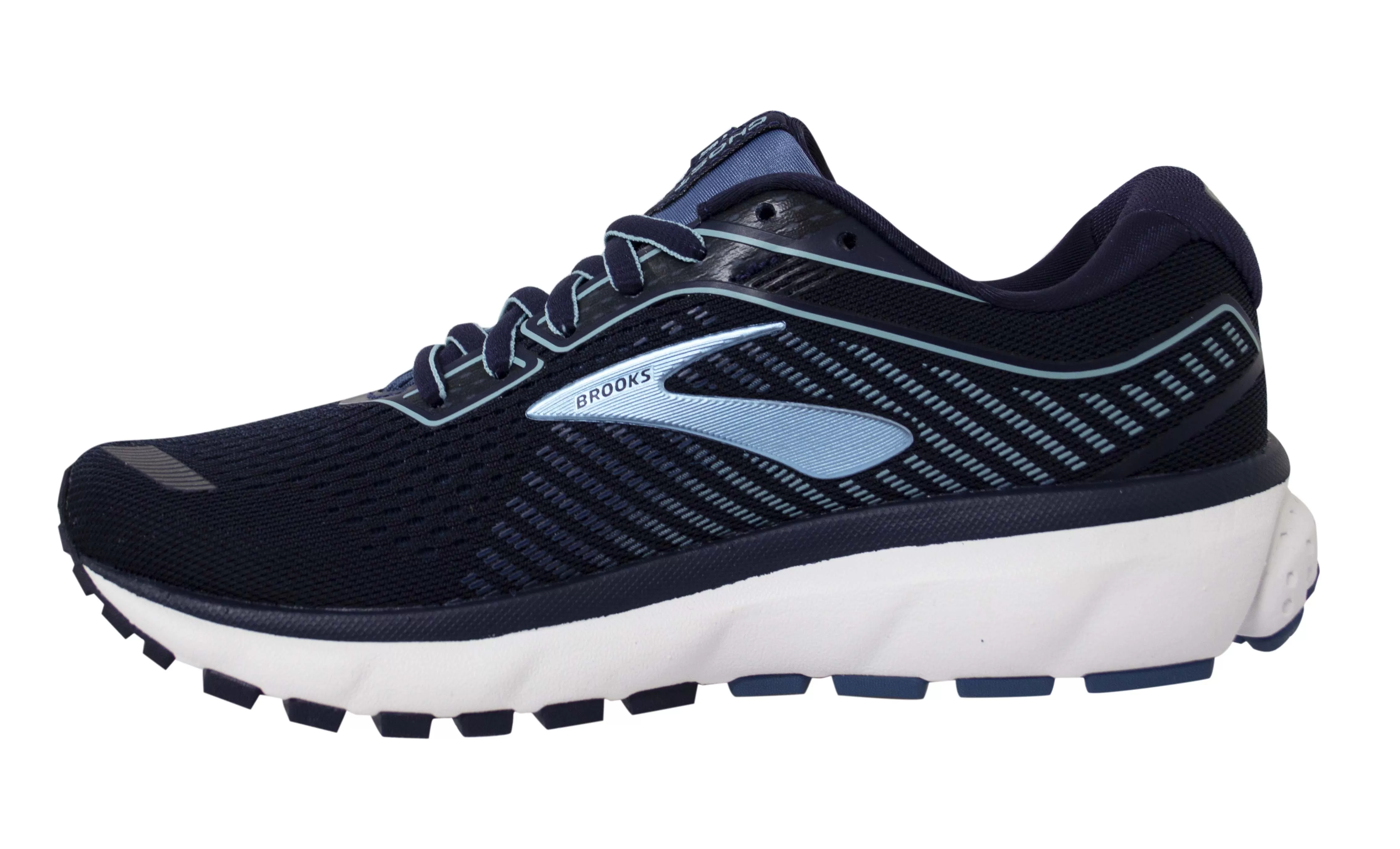 Brooks Ghost 12 Womens Navy Blue Running Trainers