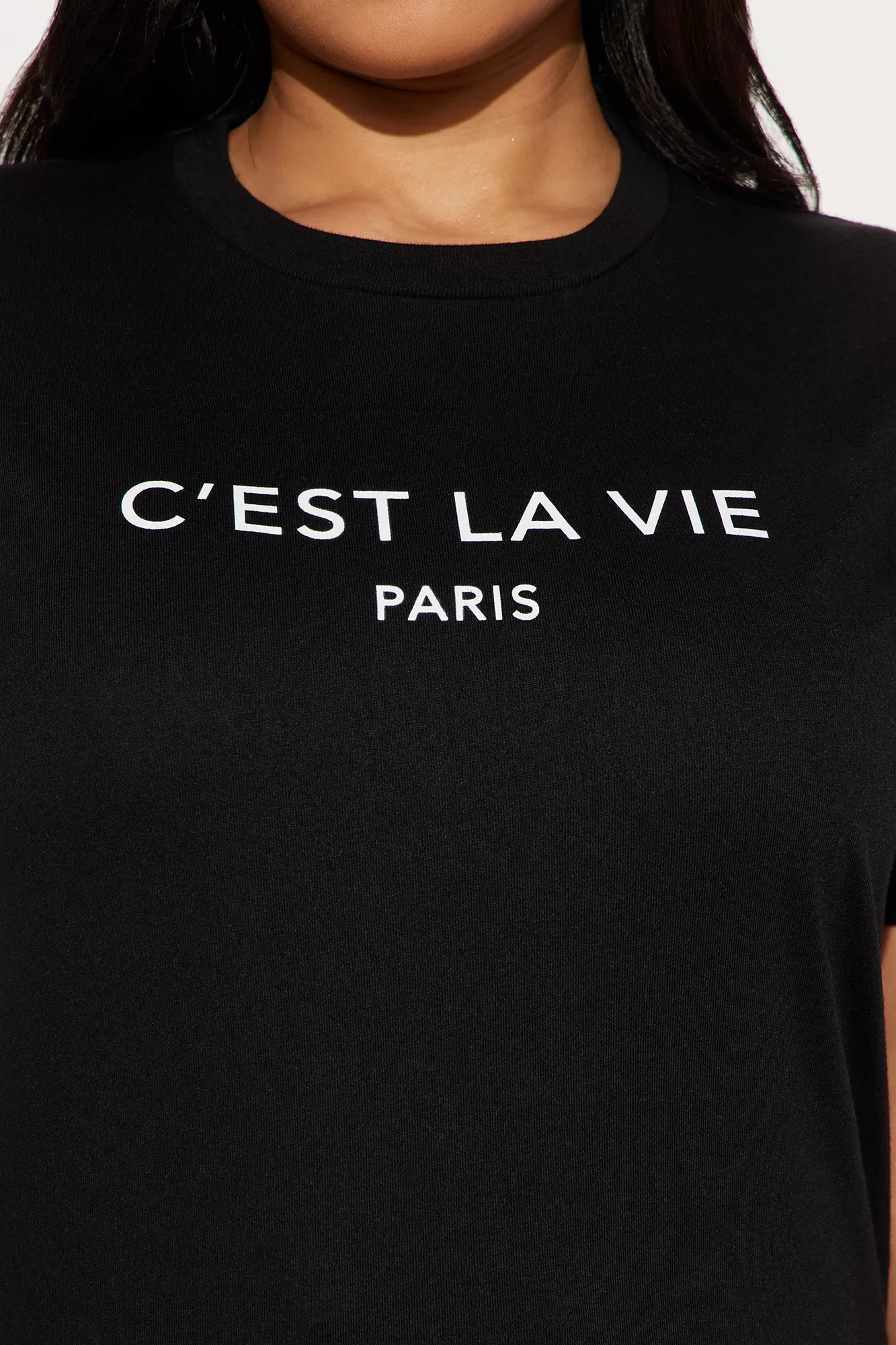 C'est La Vie Paris Tshirt - Black