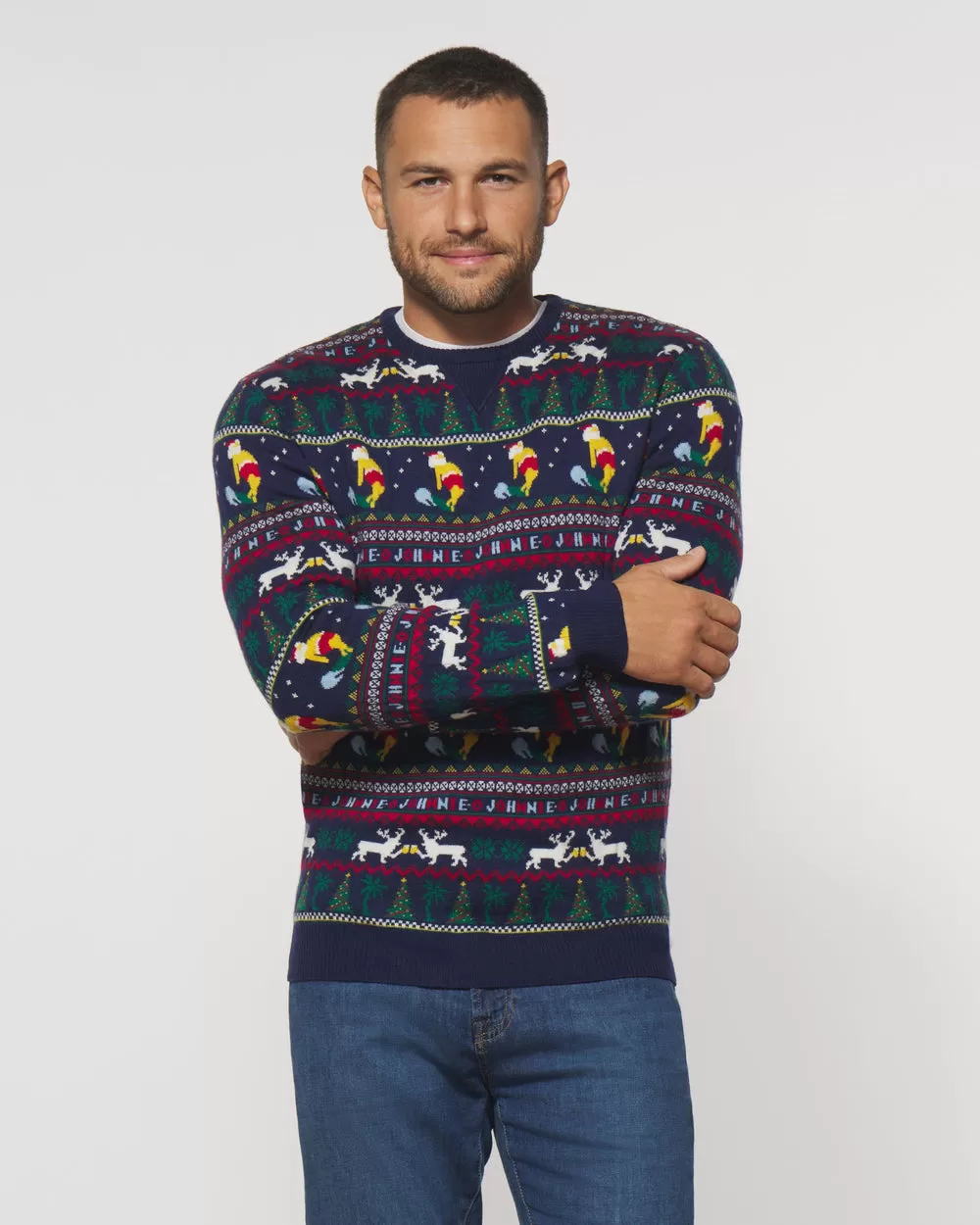 CHEERS N' BEERS HOLIDAY SWEATER - JOHNNIE-O