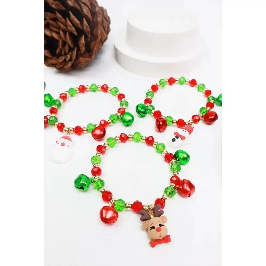 Christmas Beaded Bracelet