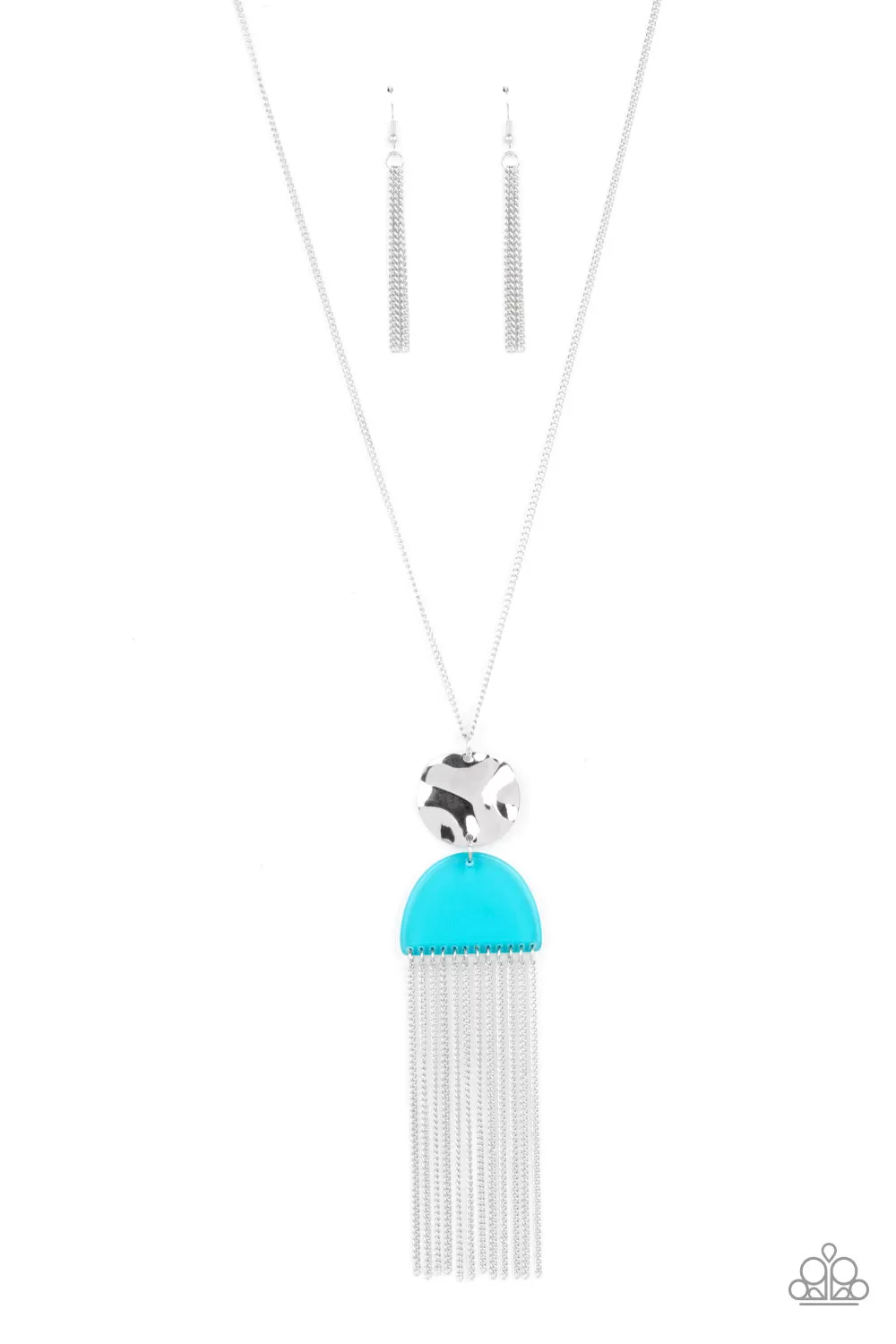 Color Me Neon - Blue Necklace