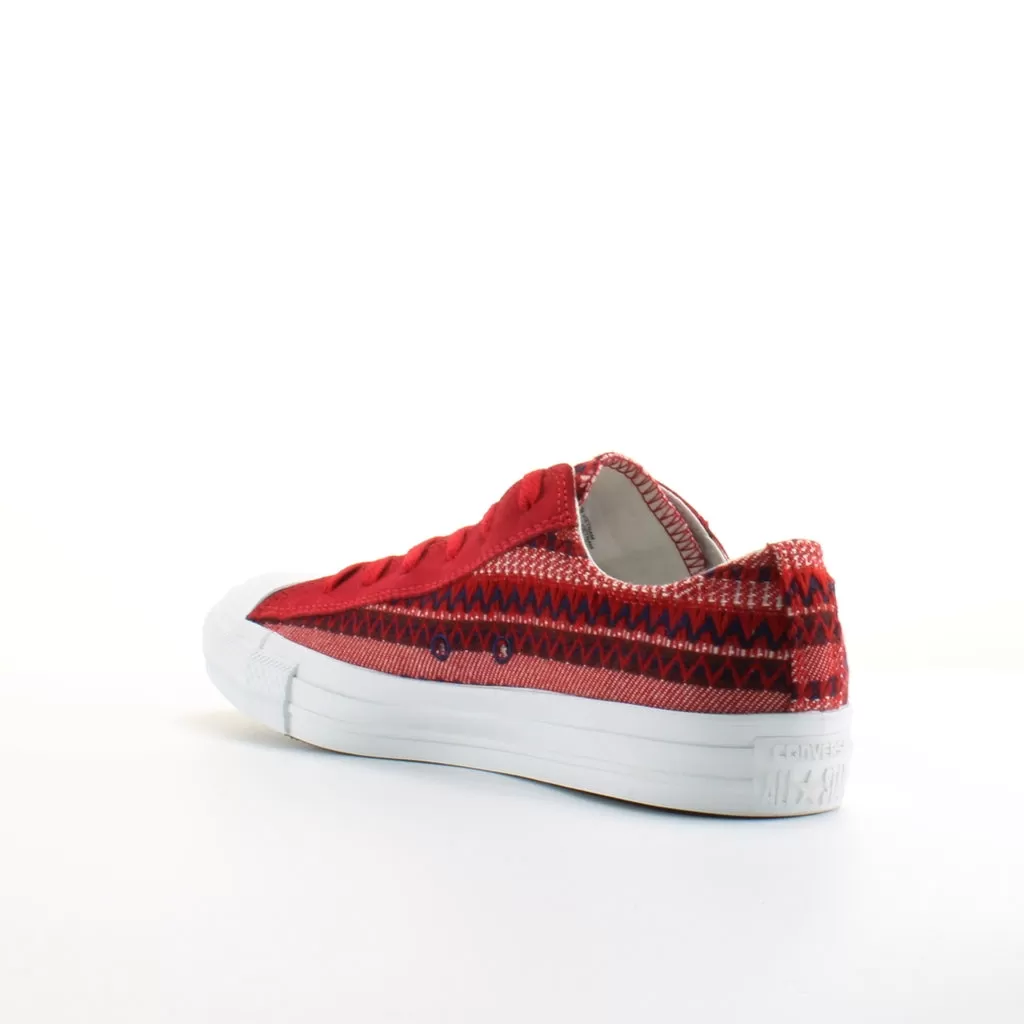 Converse CT All Star Blanket Ox Red Canvas Unisex Lace Up Trainers 139827F