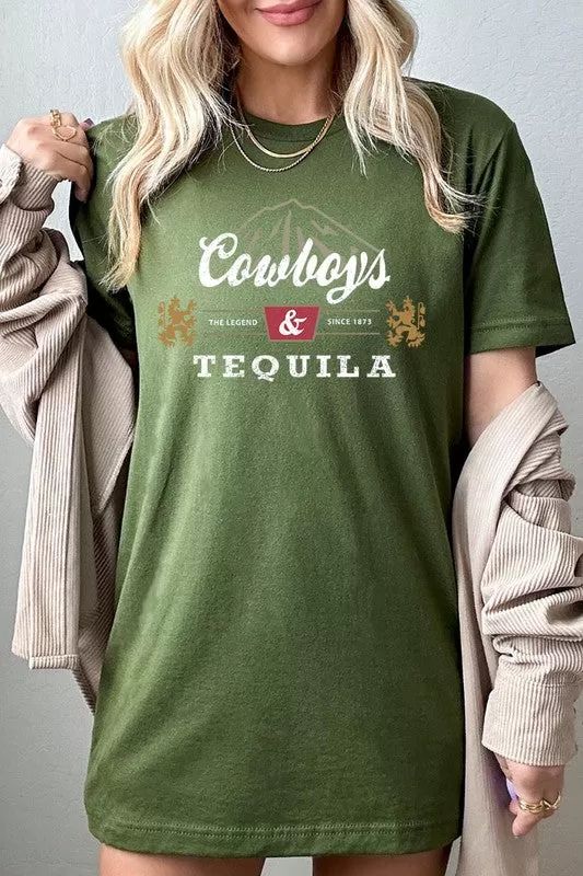 Cowboys, Coors and Tequila Tee