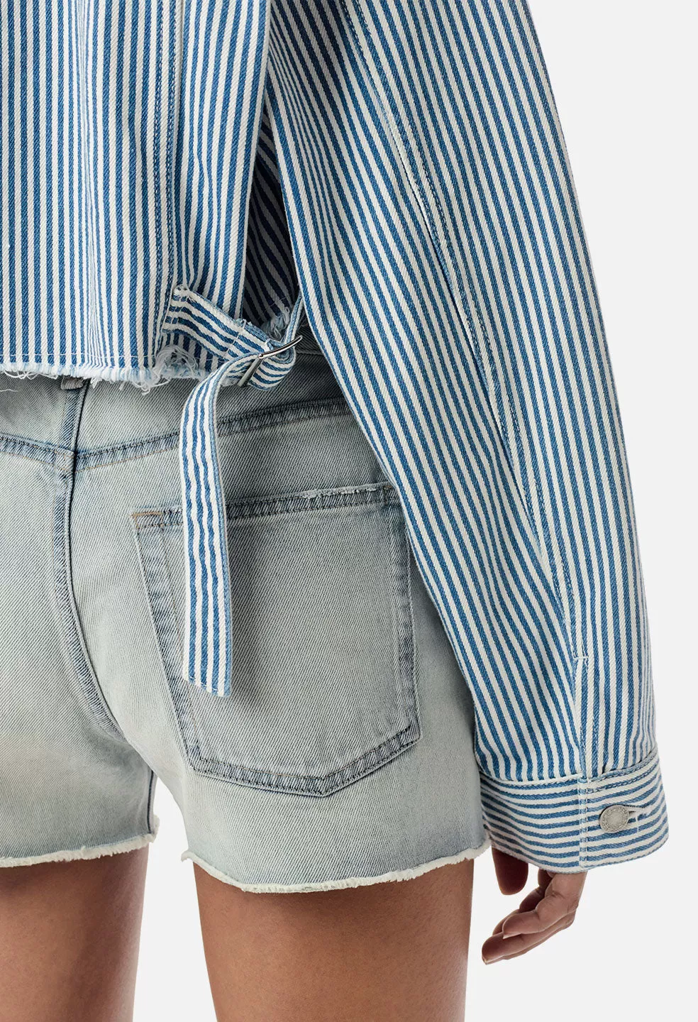 Culver Denim Jacket / Indigo Stripe