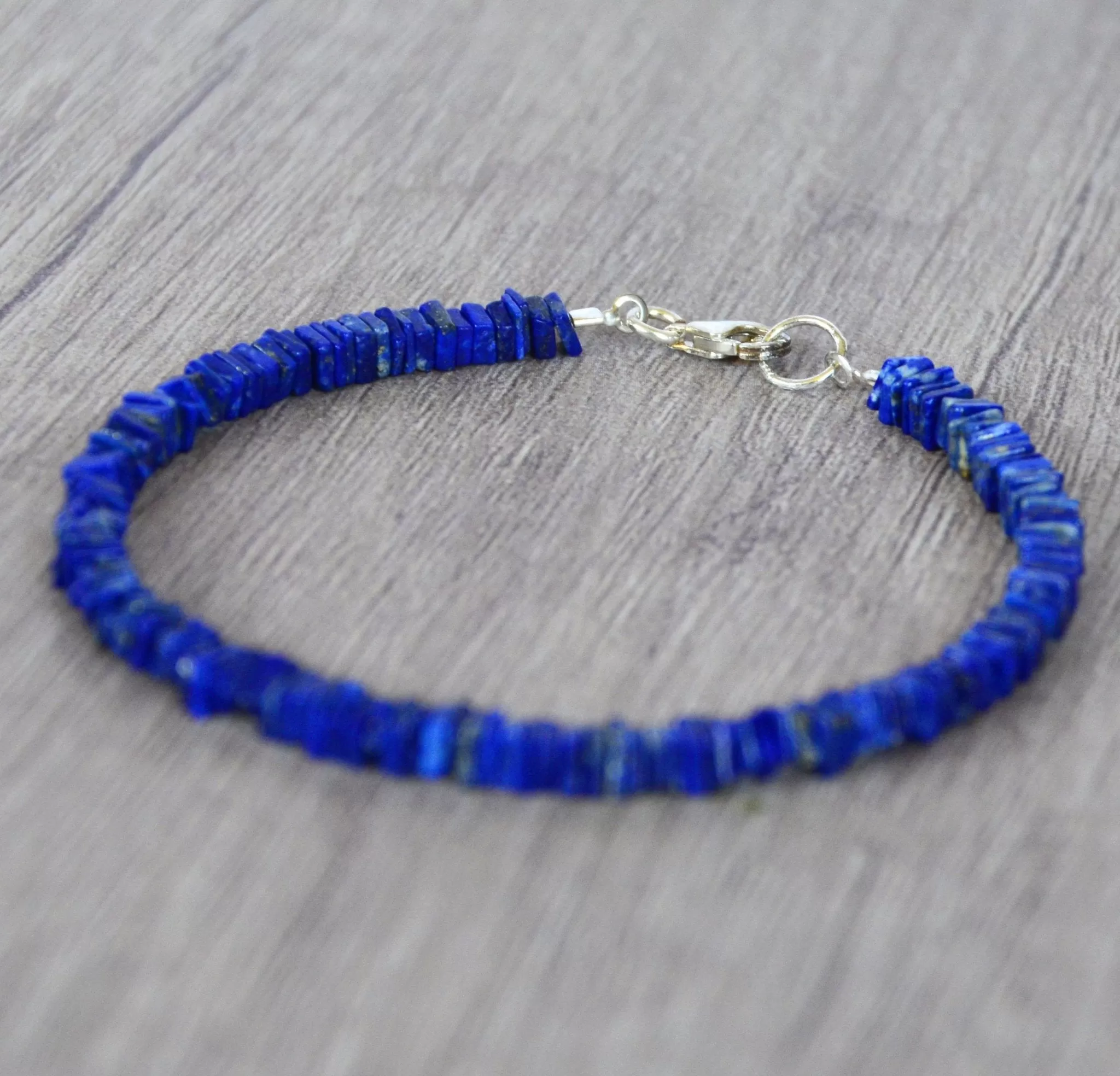 Delicate Lapis Bracelet