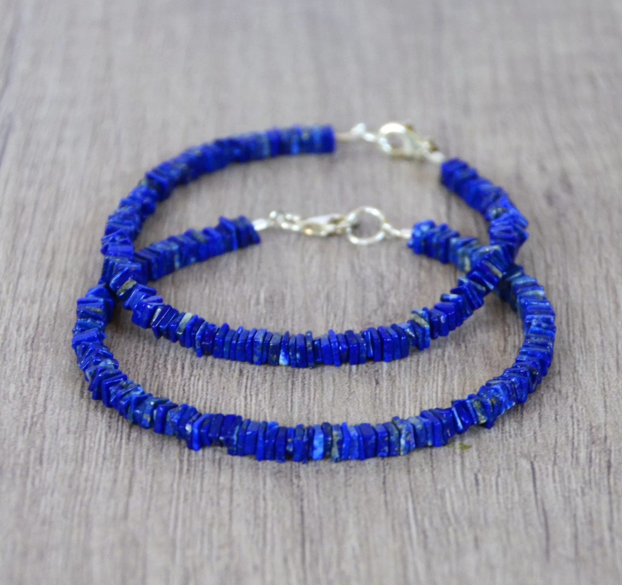 Delicate Lapis Bracelet