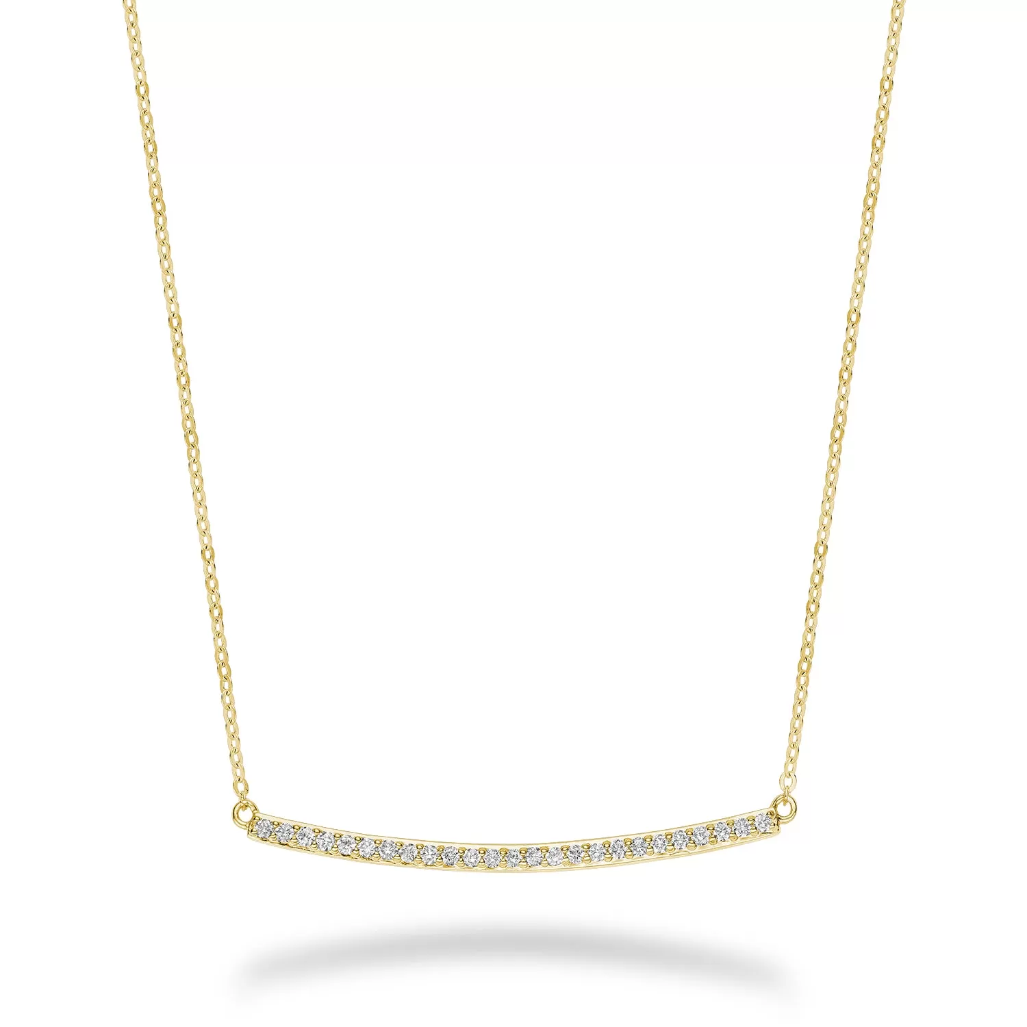 Diamond Bar Necklace