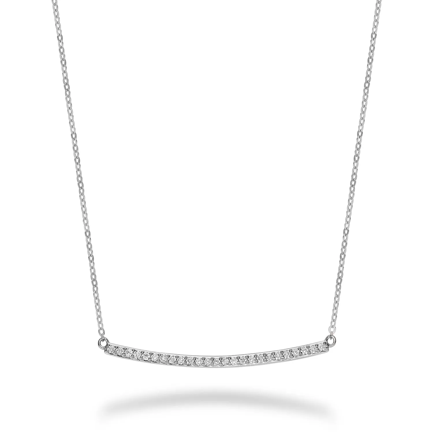 Diamond Bar Necklace