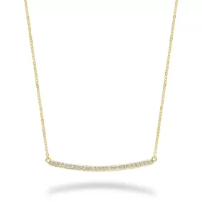 Diamond Bar Necklace