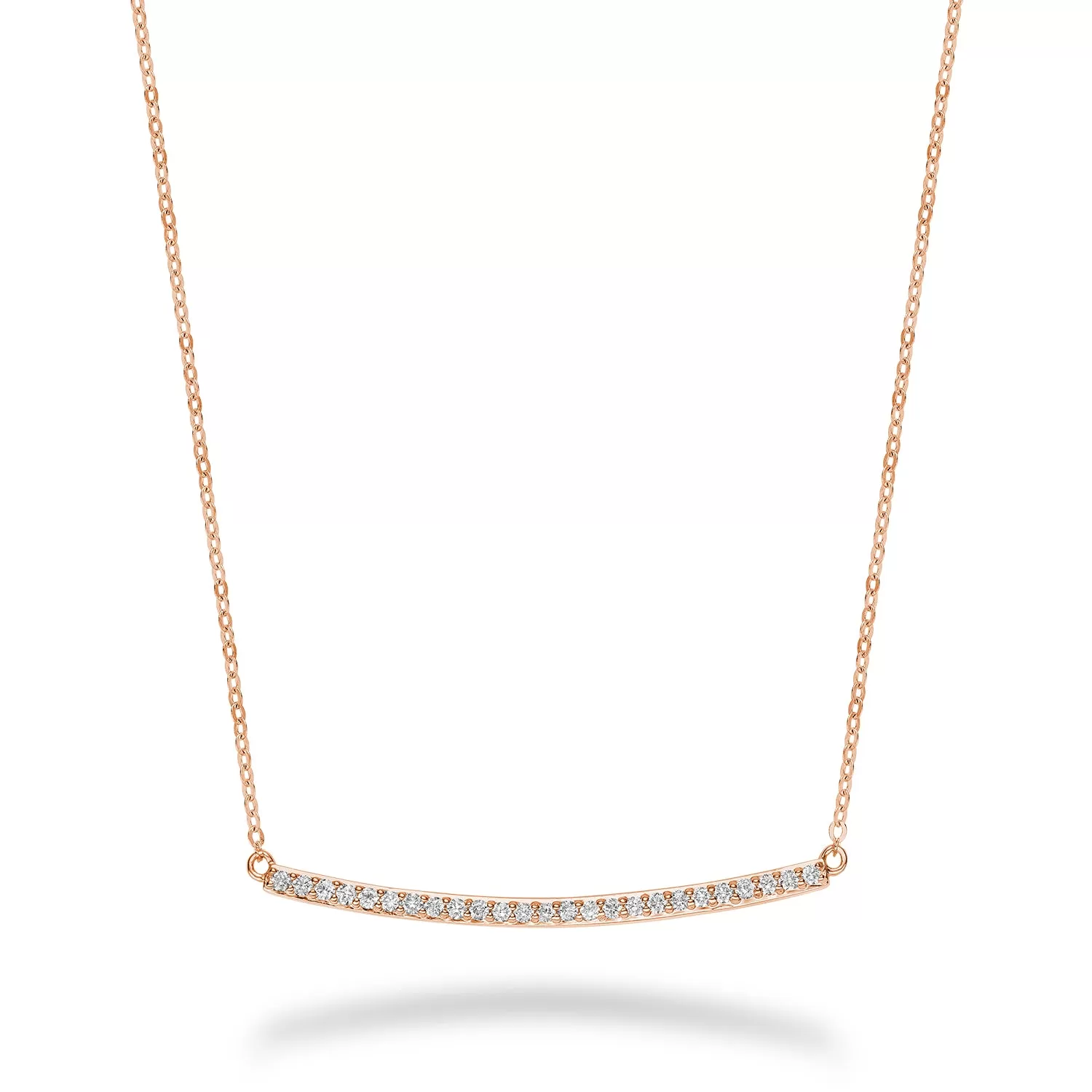 Diamond Bar Necklace