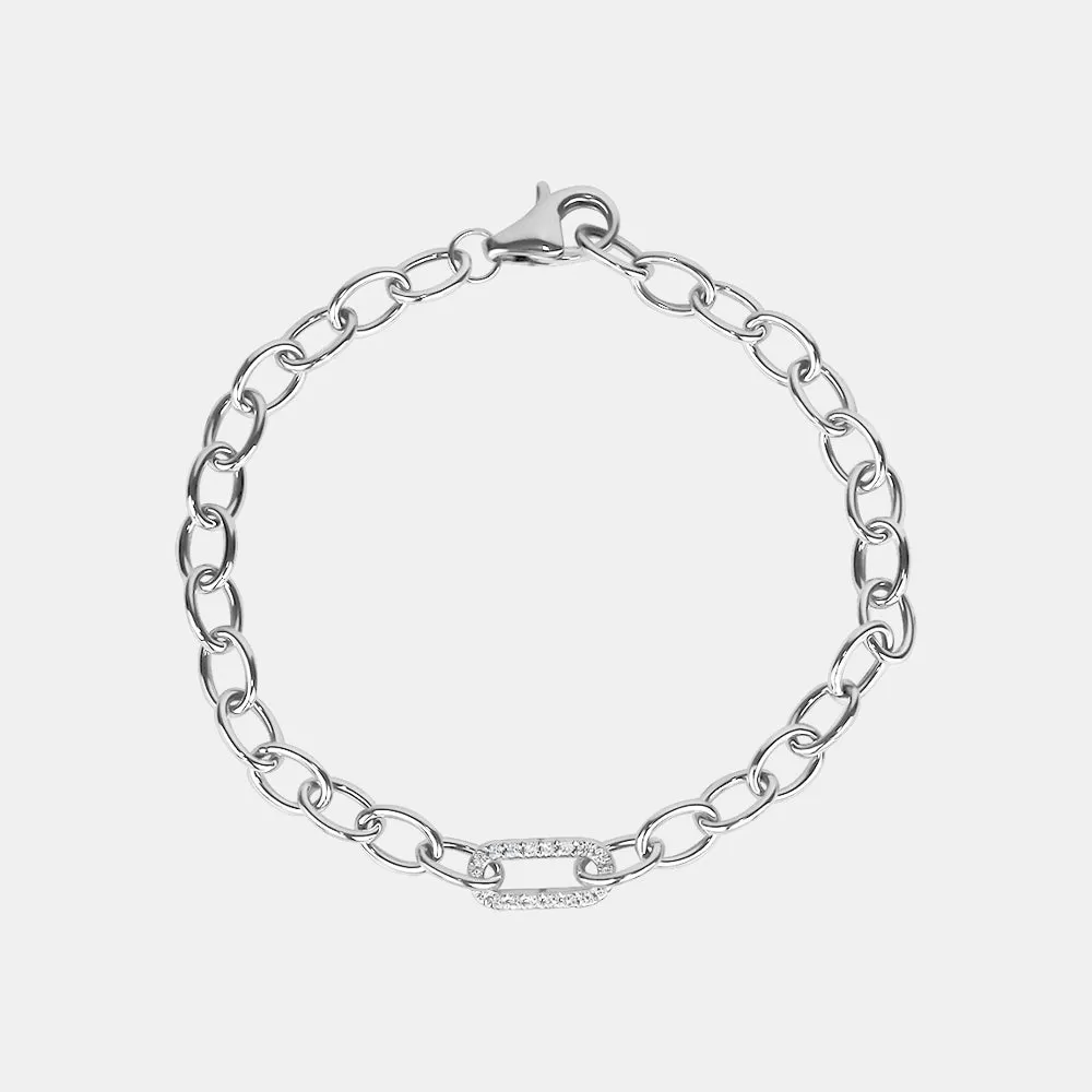 Diamond Clasp Bracelet