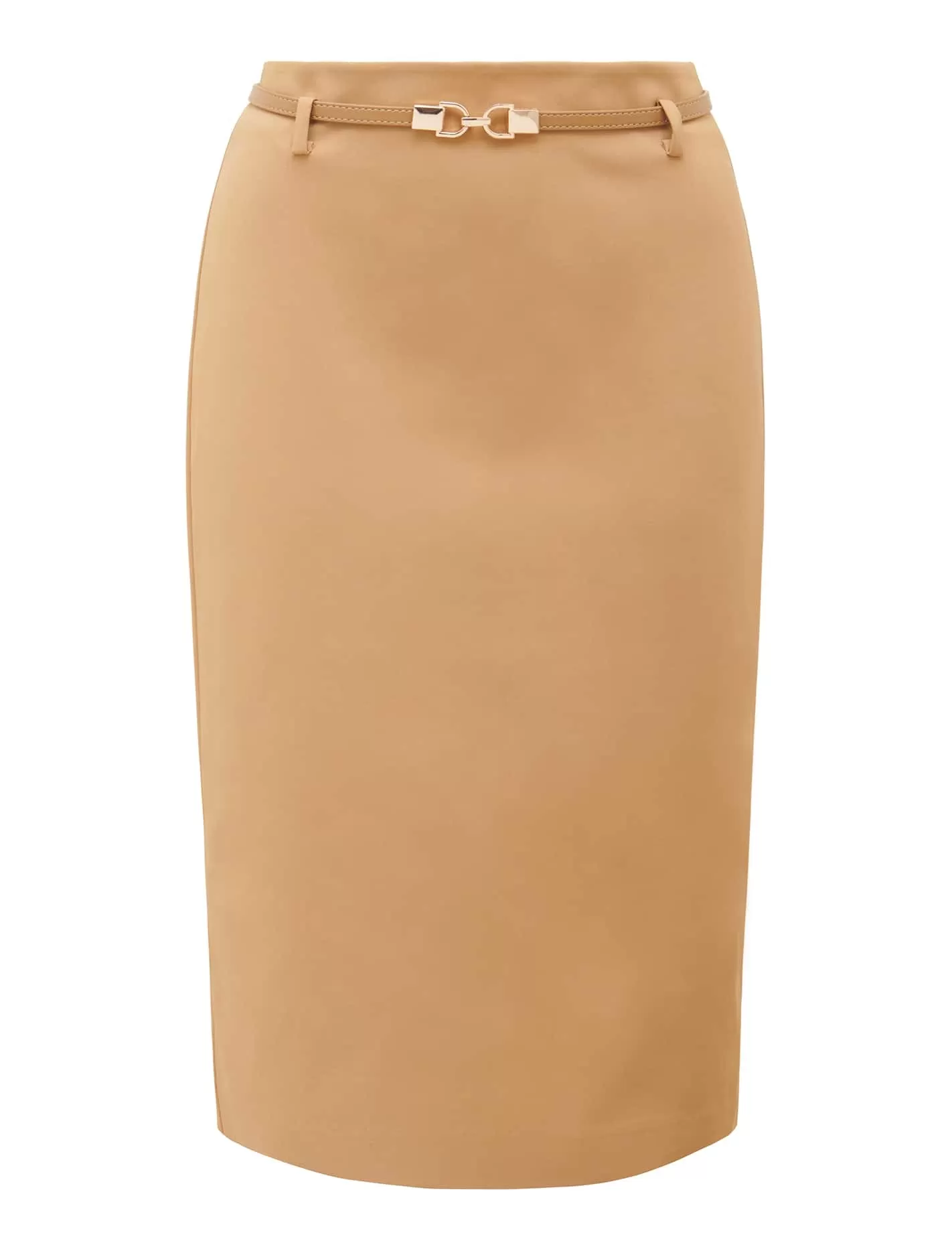 Dina Belted Pencil Skirt