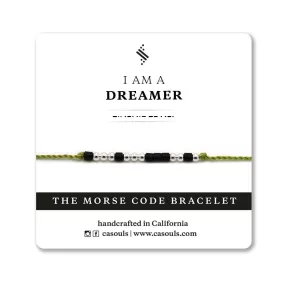 DREAMER - MORSE CODE BRACELET