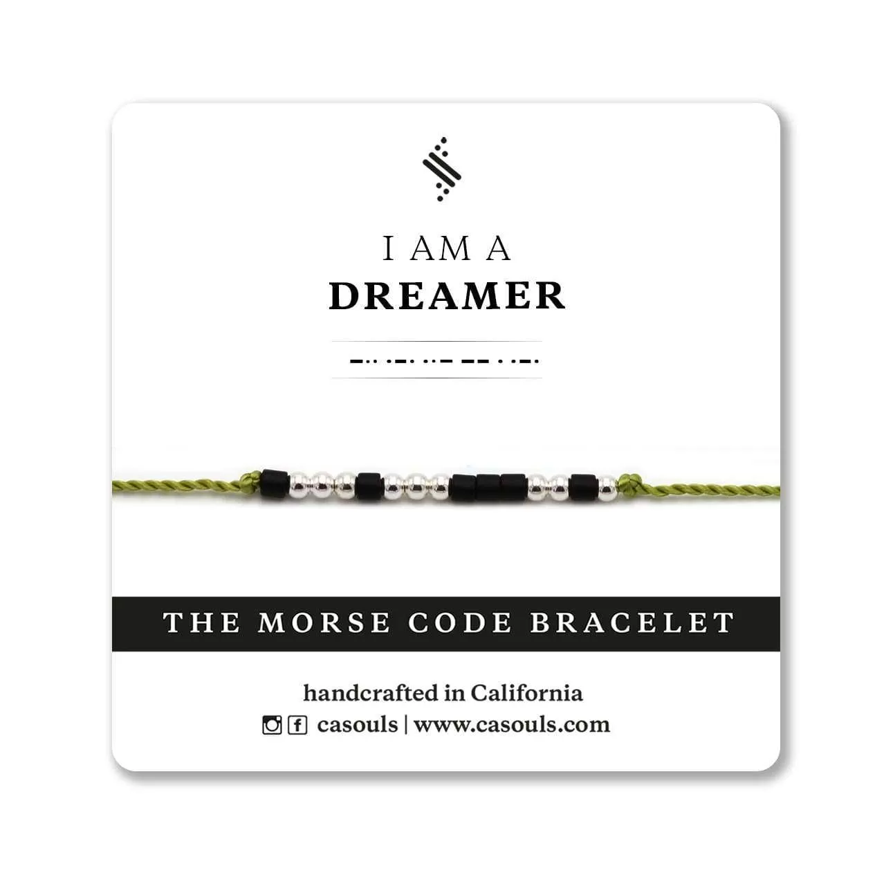 DREAMER - MORSE CODE BRACELET