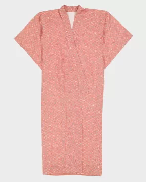 Dusky Pink Patterned Kimono - M / L