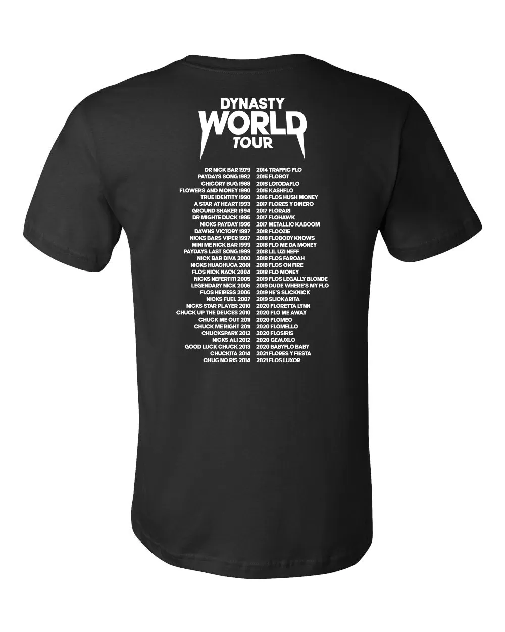 DYNASTY WORLD TOUR BLACK TEE