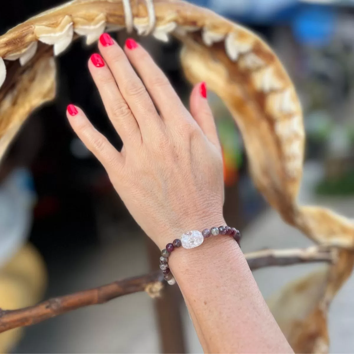 Eternal Optimist Eudialyte Bracelet