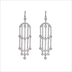 Eterno 18K Gold & Pink Tourmaline Earring