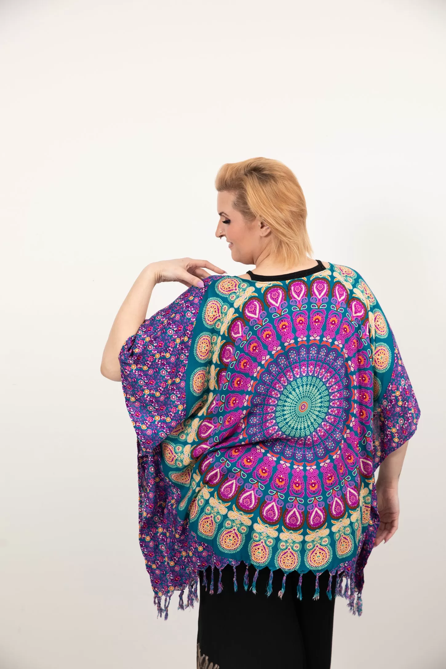 Floral Mandala Sarong Top