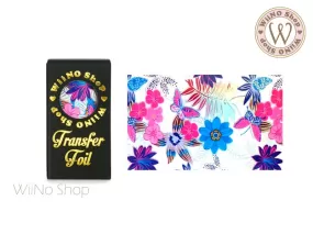 Flower Holographic Nail Transfer Foil (FL-C-02)